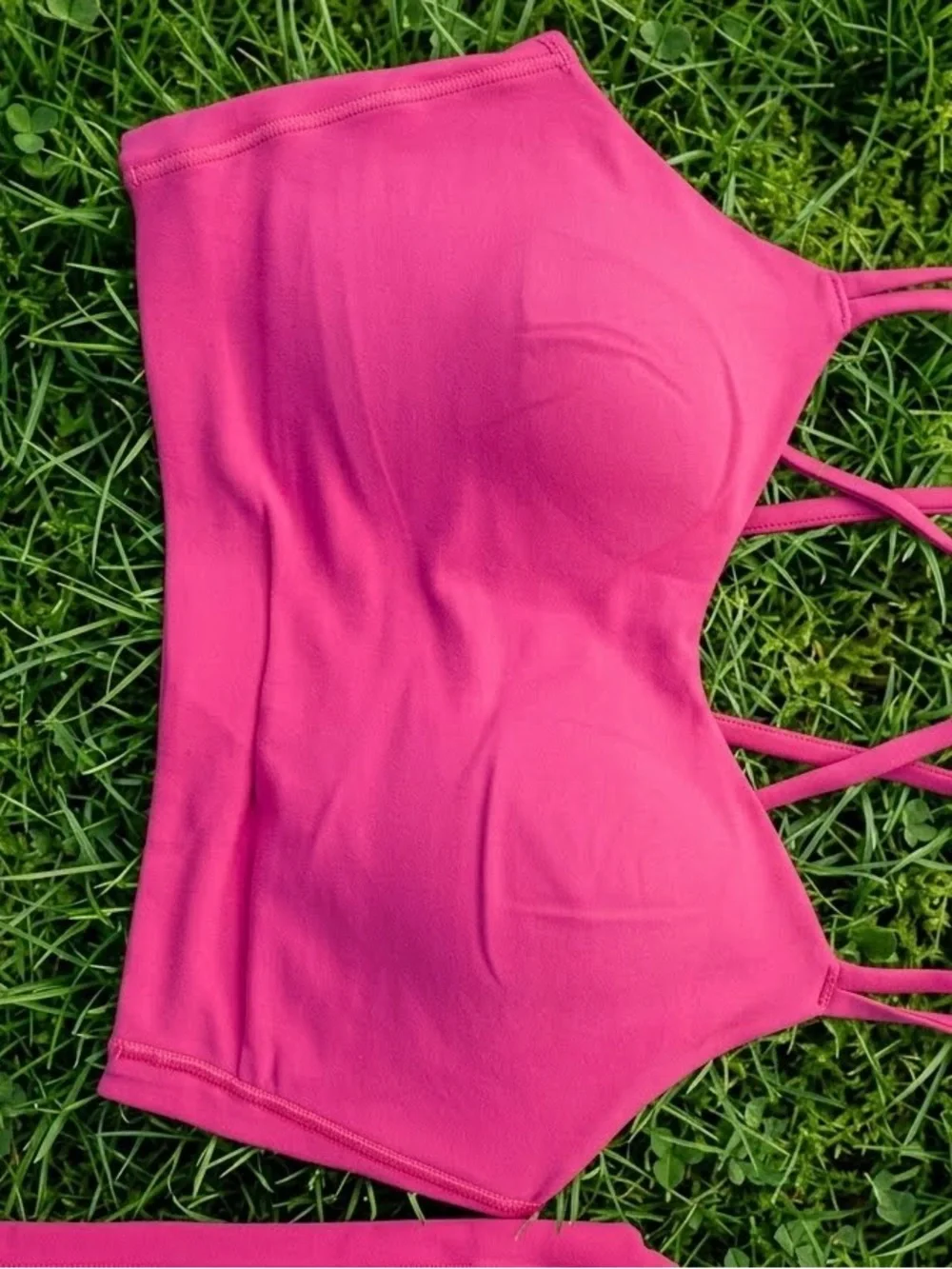 Lululemon Align Hot Pink Strappy Set Size 4 XS
